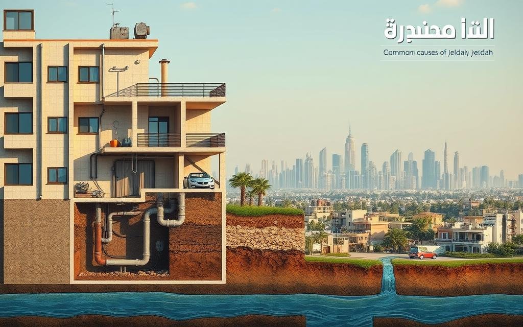 كشف تسربات حي الكندره بجدة