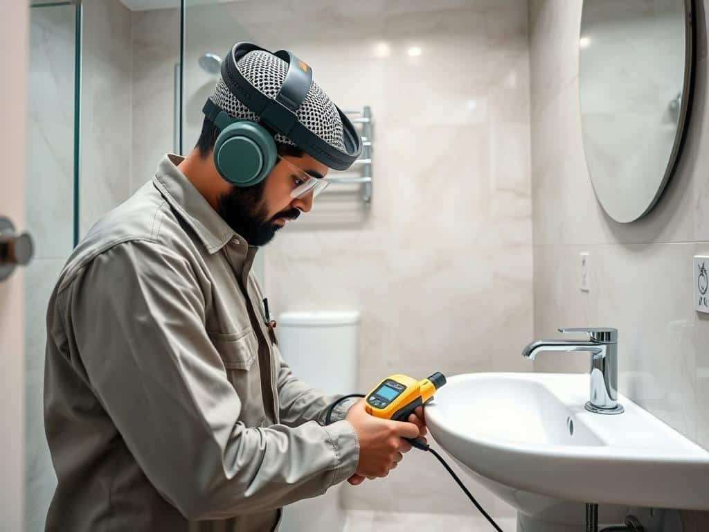 كشف تسربات حي النزهة