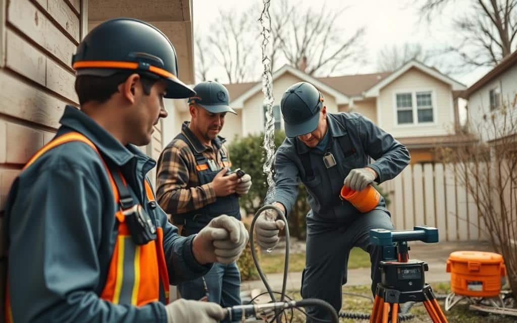 كشف تسربات حي الرحاب بجدة